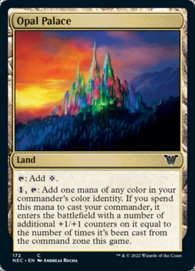 Opal Palace [Kamigawa: Neon Dynasty Commander] Magic: The Gathering