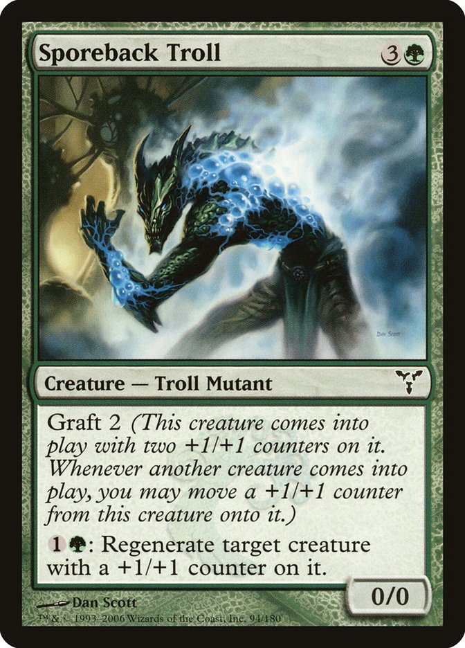 Sporeback Troll [Dissension] Magic: The Gathering