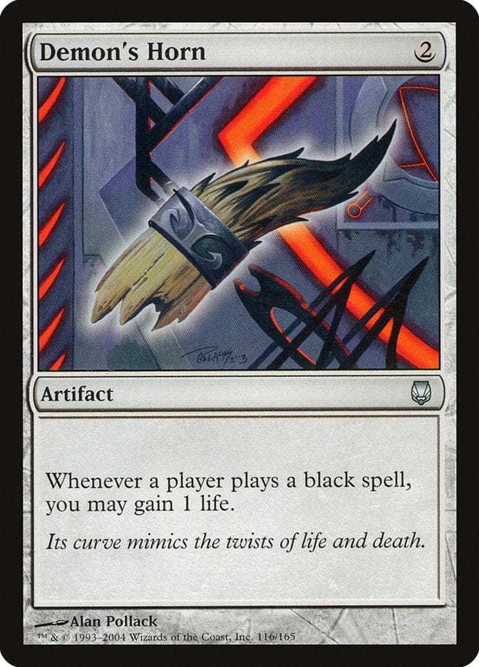Demon's Horn [Darksteel] Magic: The Gathering
