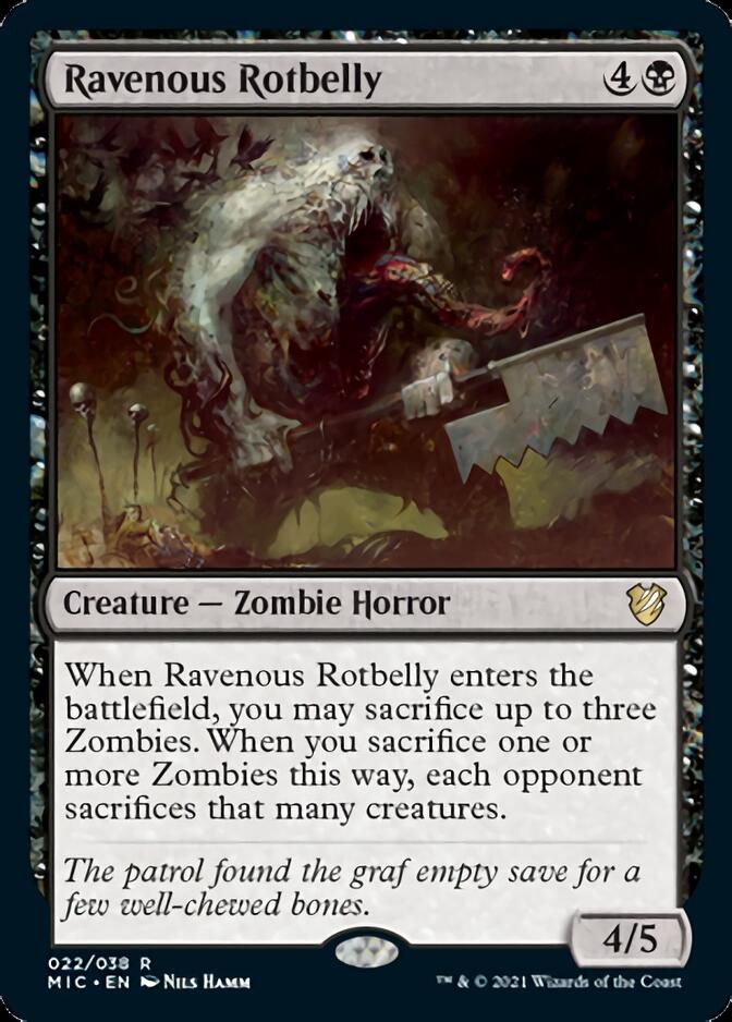 Ravenous Rotbelly [Innistrad: Midnight Hunt Commander] Magic: The Gathering