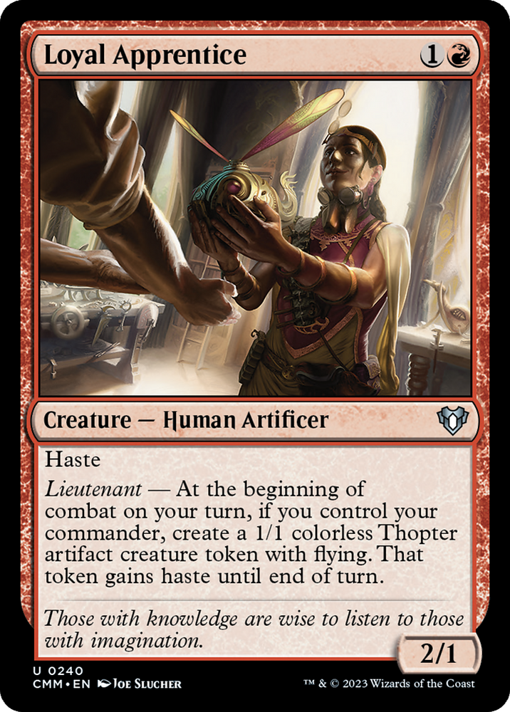 Loyal Apprentice [Commander Masters] Magic: The Gathering