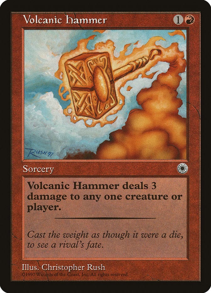 Volcanic Hammer [Portal] Magic: The Gathering