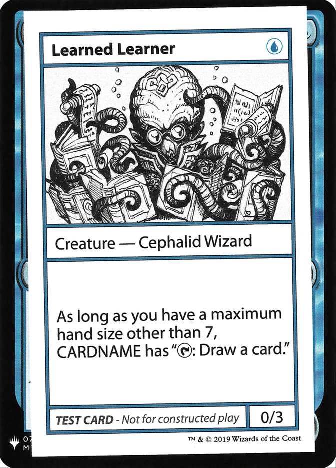 Learned Learner [Mystery Booster Playtest Cards] Magic: The Gathering