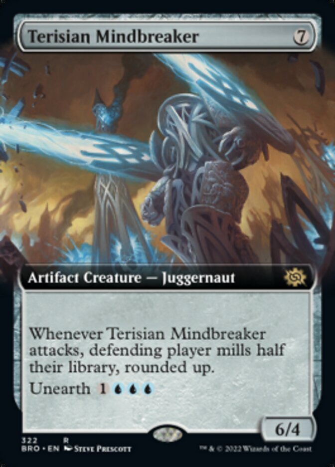 Terisian Mindbreaker (Extended Art) [The Brothers' War] Magic: The Gathering
