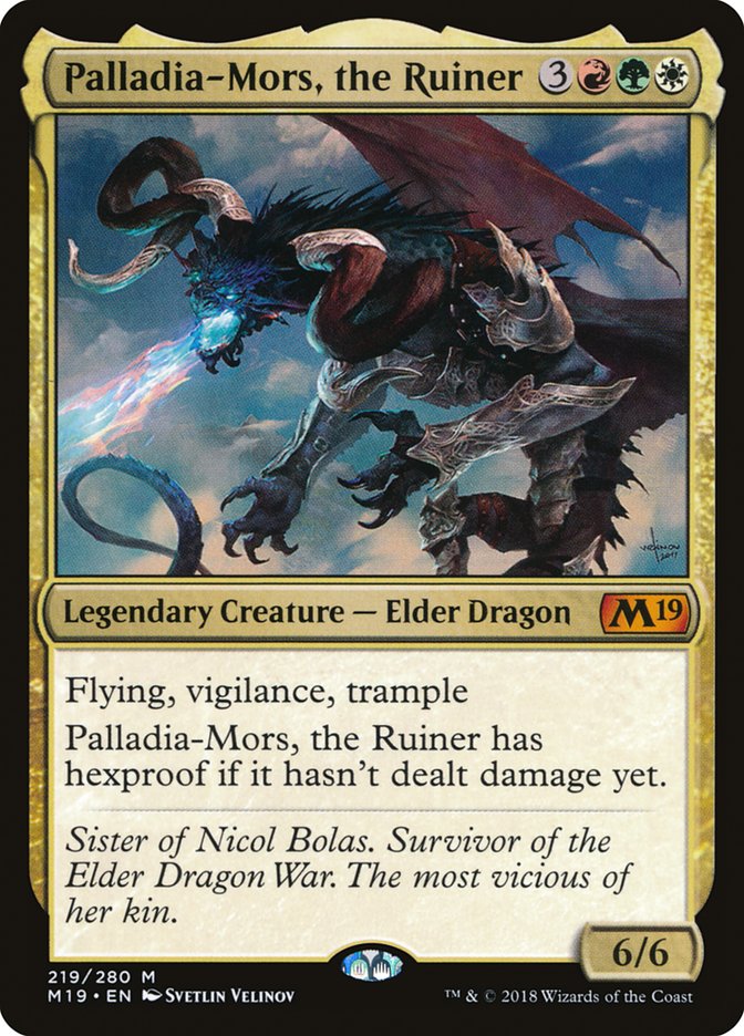 Palladia-Mors, the Ruiner [Core Set 2019] Magic: The Gathering