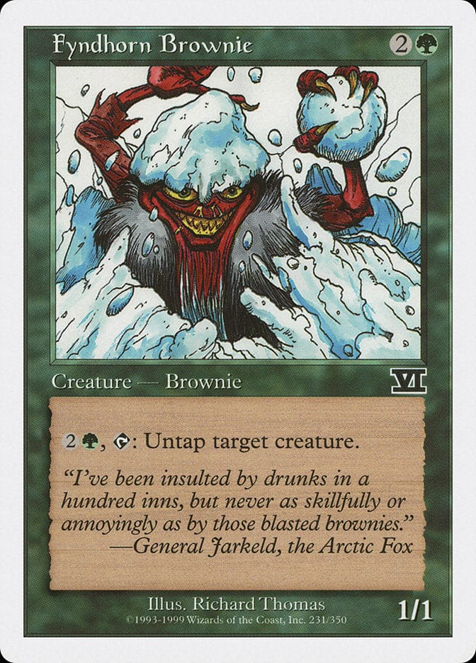 Fyndhorn Brownie [Classic Sixth Edition] Magic: The Gathering