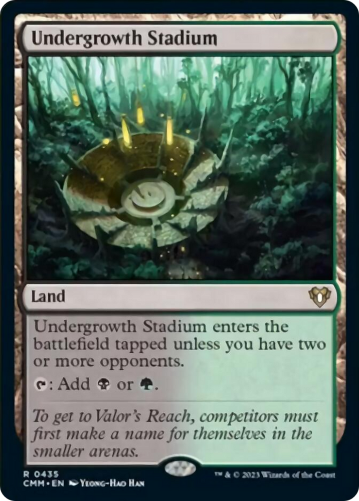 Undergrowth Stadium [Commander Masters] Magic: The Gathering
