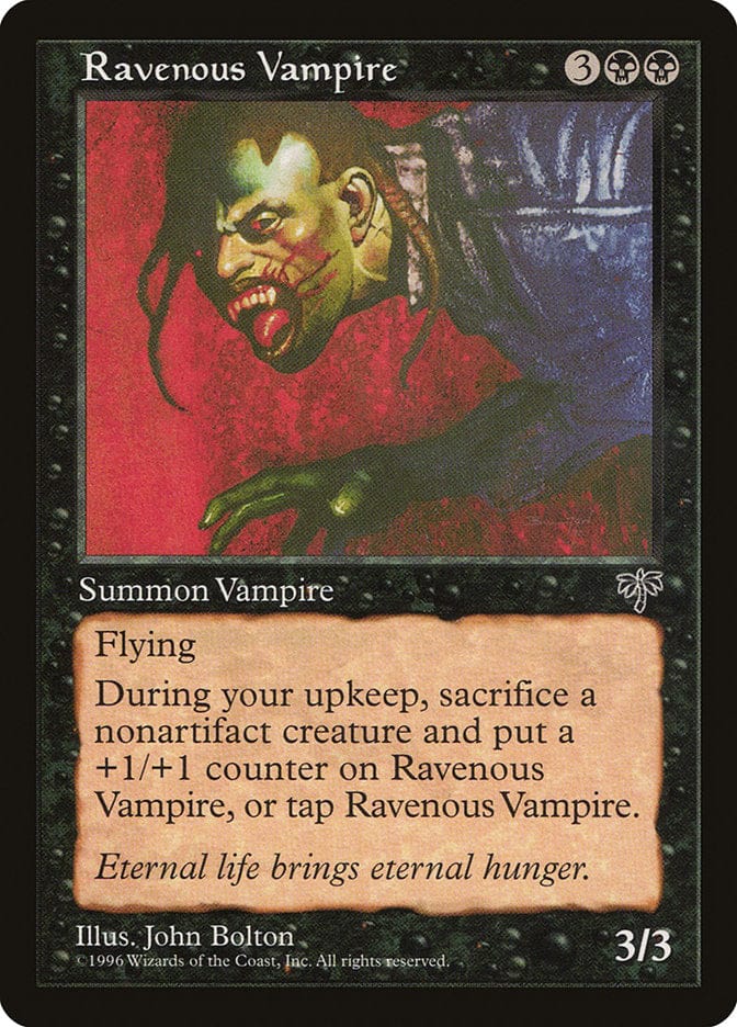 Ravenous Vampire [Mirage] Magic: The Gathering