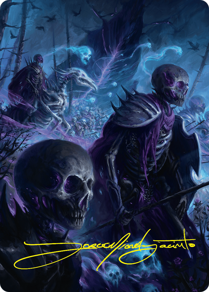 Rise of the Dark Realms Art Card (37/54) (Gold-Stamped Signature) [Foundations Art Series] Magic: The Gathering