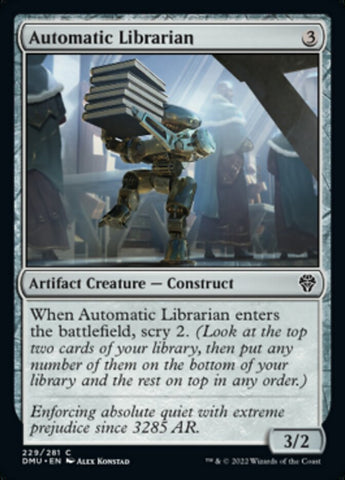 Automatic Librarian [Dominaria United] Magic: The Gathering