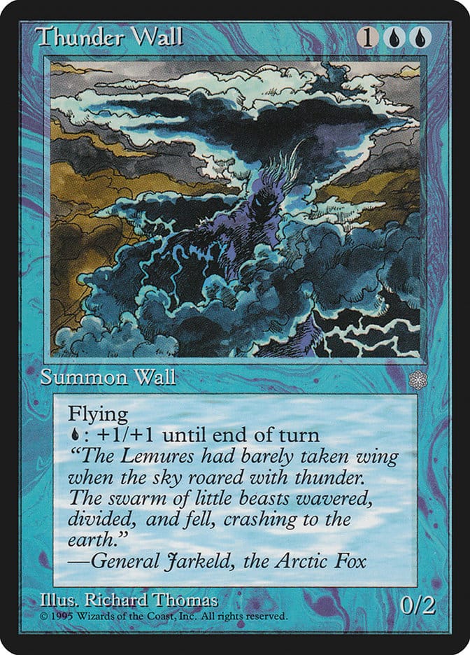 Thunder Wall [Ice Age] Magic: The Gathering