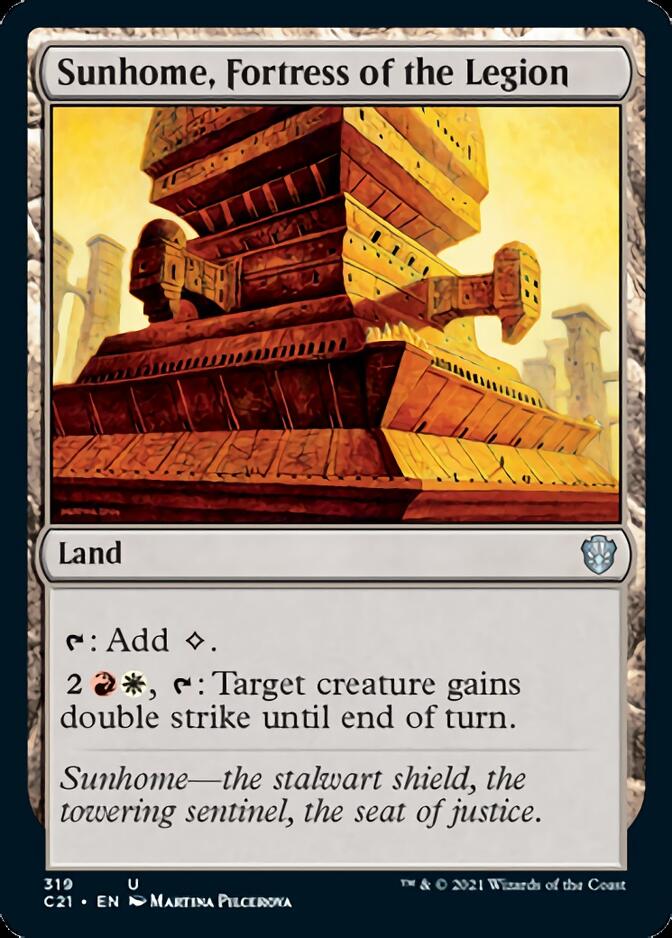 Sunhome, Fortress of the Legion [Commander 2021] Magic: The Gathering