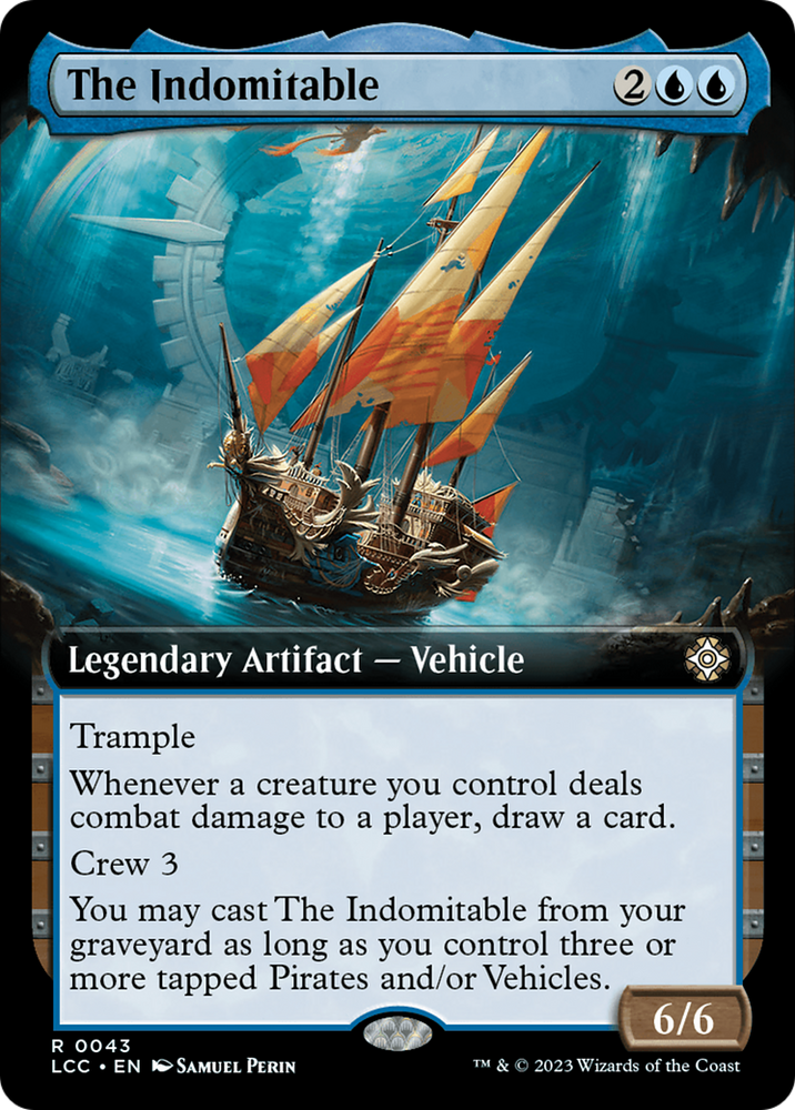 The Indomitable (Extended Art) [The Lost Caverns of Ixalan Commander] Magic: The Gathering