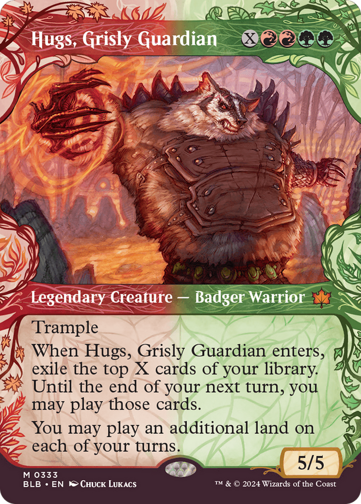 Hugs, Grisly Guardian (Showcase) [Bloomburrow] Magic: The Gathering