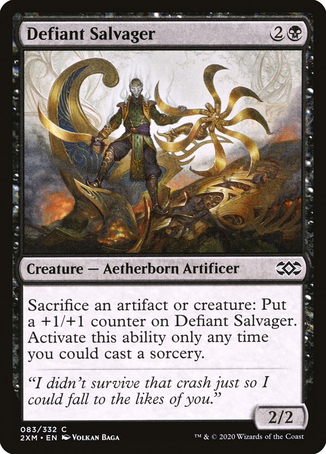 Defiant Salvager [Double Masters] Magic: The Gathering