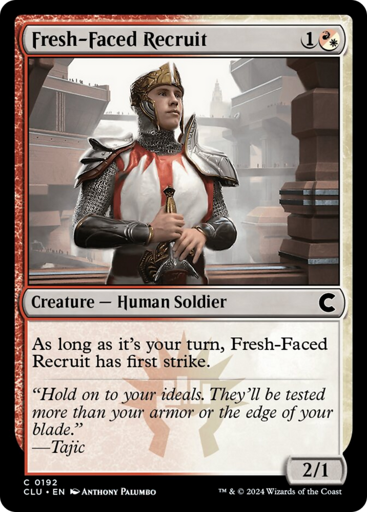 Fresh-Faced Recruit [Ravnica: Clue Edition] Magic: The Gathering