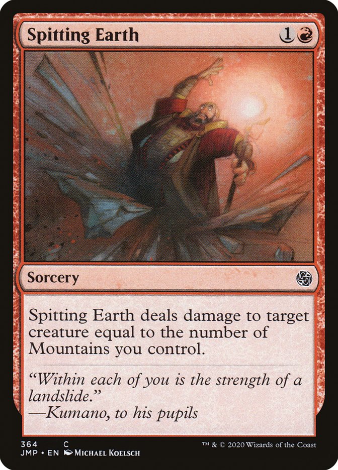 Spitting Earth [Jumpstart] Magic: The Gathering