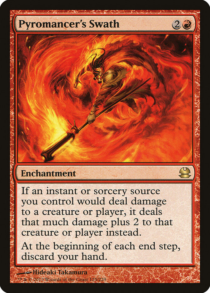 Pyromancer's Swath [Modern Masters] Magic: The Gathering