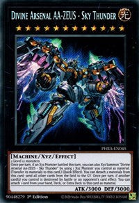 Divine Arsenal AA-ZEUS - Sky Thunder [PHRA-EN045] Secret Rare Yu-Gi-Oh!