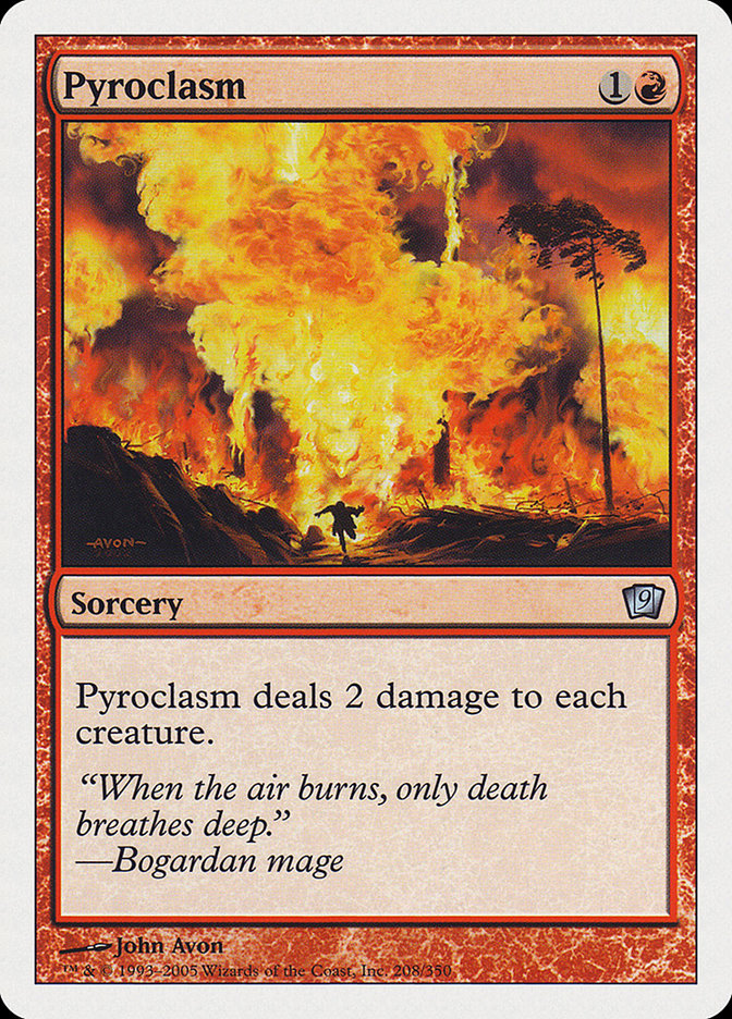 Pyroclasm [Ninth Edition] Magic: The Gathering