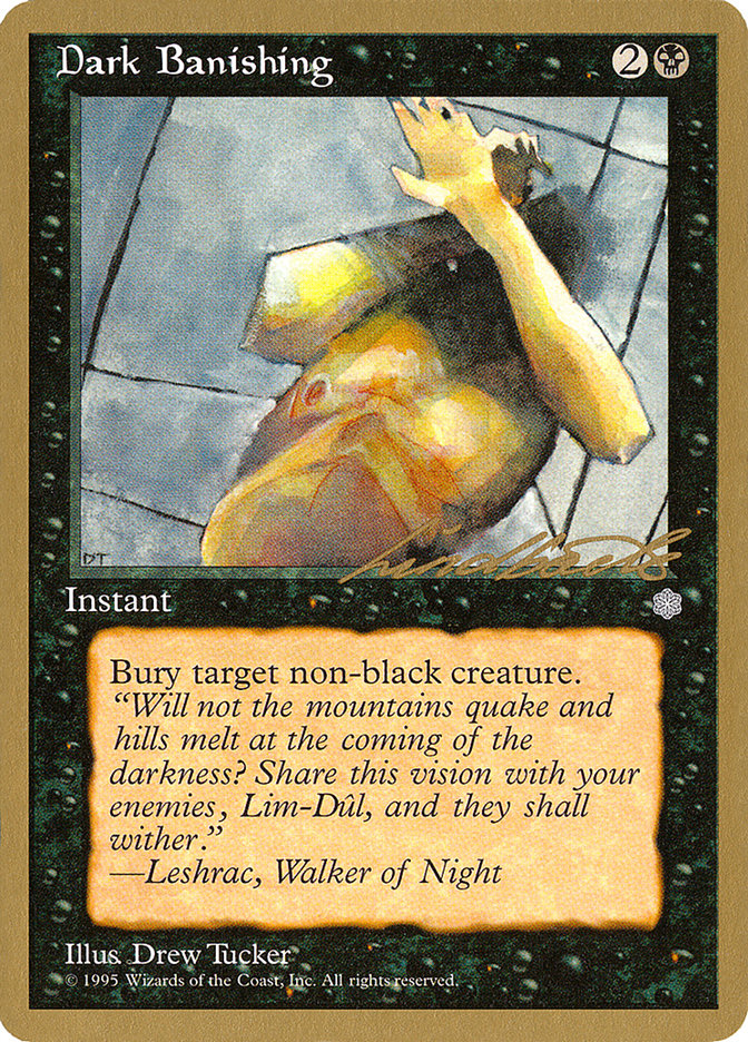 Dark Banishing (Leon Lindback) [Pro Tour Collector Set] Magic: The Gathering