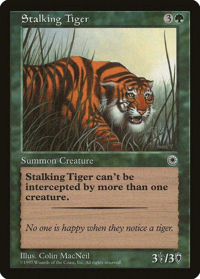 Stalking Tiger [Portal] Magic: The Gathering
