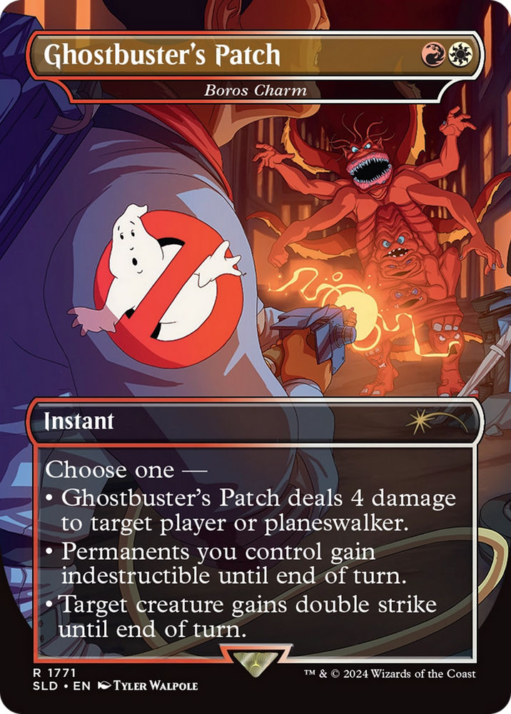Ghostbuster's Patch - Boros Charm [Secret Lair Drop Series] Magic: The Gathering