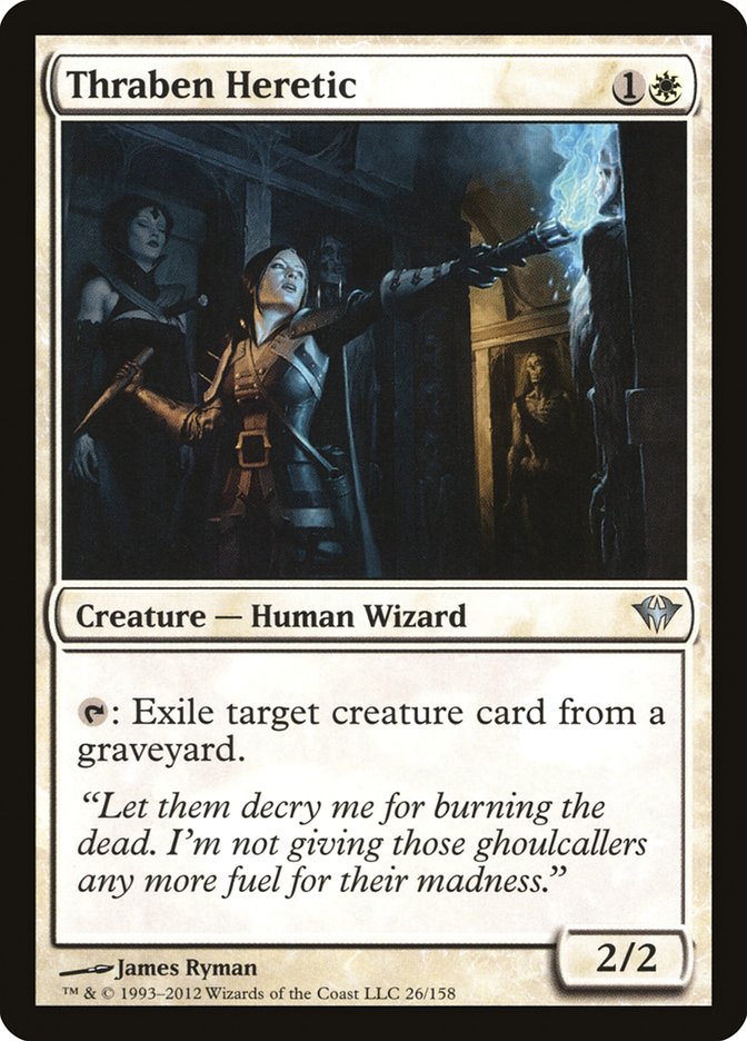 Thraben Heretic [Dark Ascension] Magic: The Gathering