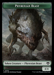 Eldrazi Scion // Phyrexian Beast Double-Sided Token [Commander Masters Tokens] Magic: The Gathering