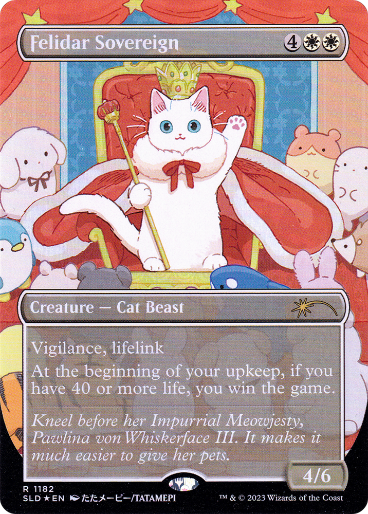 Felidar Sovereign (Borderless) [Secret Lair Drop Series] Magic: The Gathering
