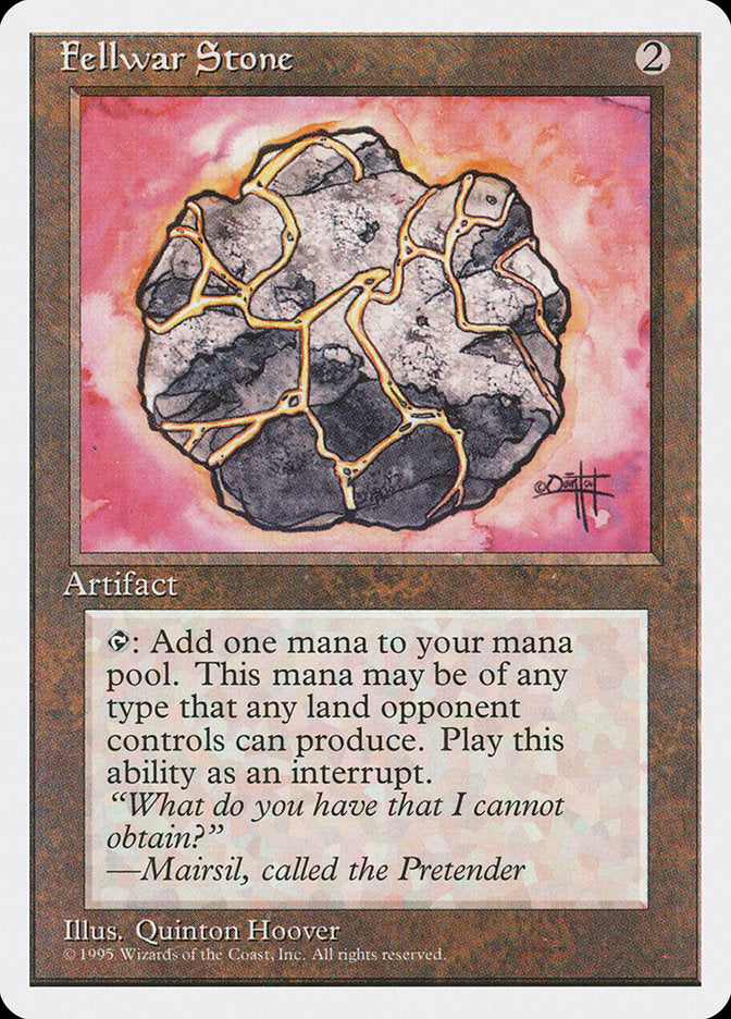 Fellwar Stone [Fourth Edition] Magic: The Gathering