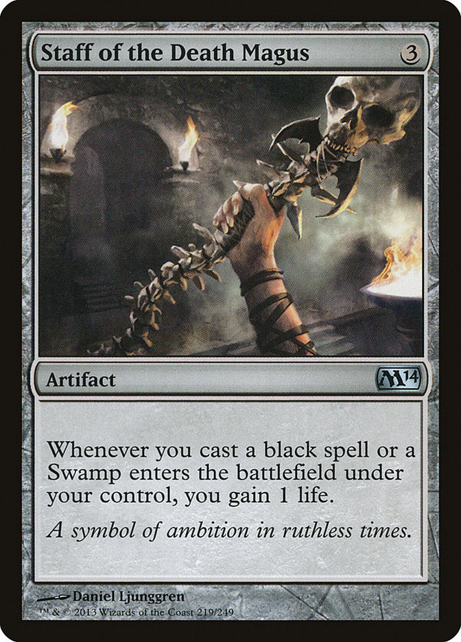 Staff of the Death Magus [Magic 2014] Magic: The Gathering