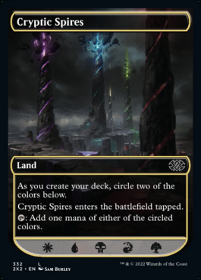 Cryptic Spires [Double Masters 2022] Magic: The Gathering