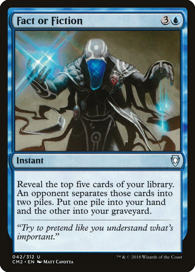 Fact or Fiction [Commander Anthology Volume II] Magic: The Gathering