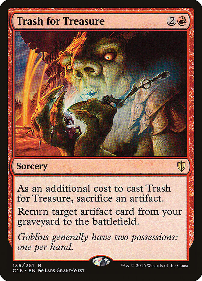 Trash for Treasure [Commander 2016] Magic: The Gathering