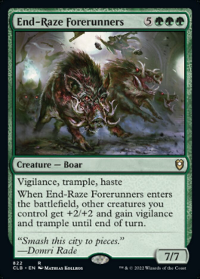 End-Raze Forerunners [Commander Legends: Battle for Baldur's Gate] Magic: The Gathering