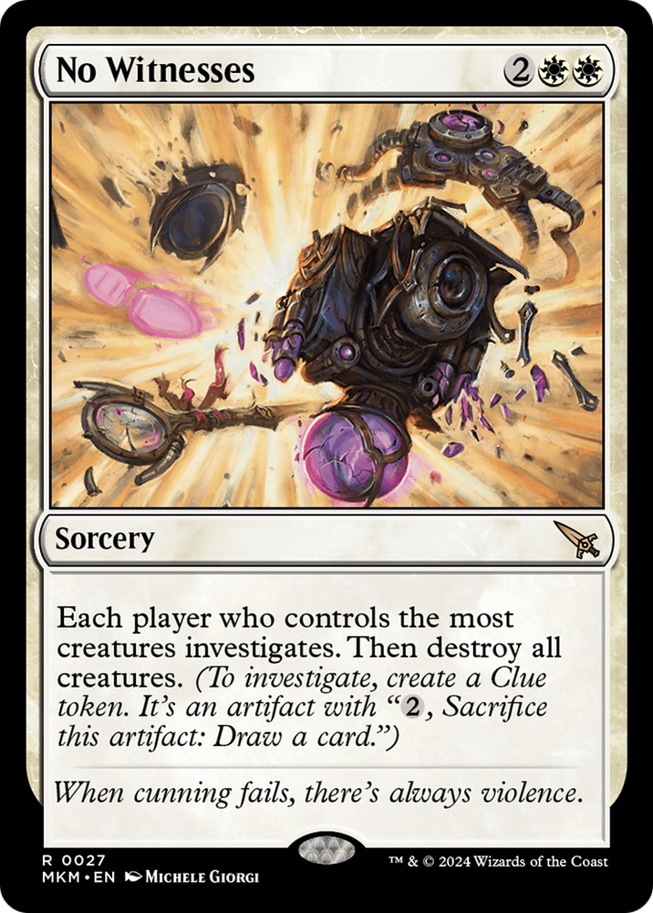 No Witnesses [Murders at Karlov Manor] Magic: The Gathering