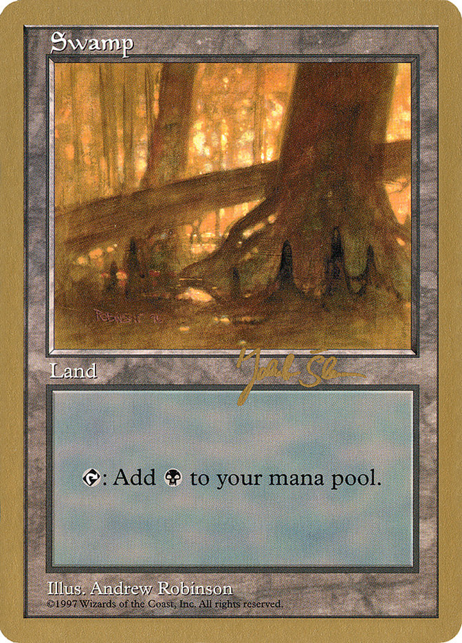 Swamp (js440) (Jakub Slemr) [World Championship Decks 1997] Magic: The Gathering