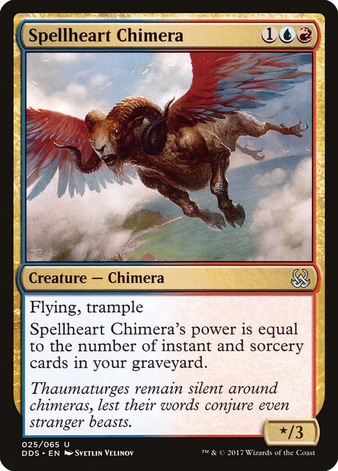 Spellheart Chimera [Duel Decks: Mind vs. Might] Magic: The Gathering