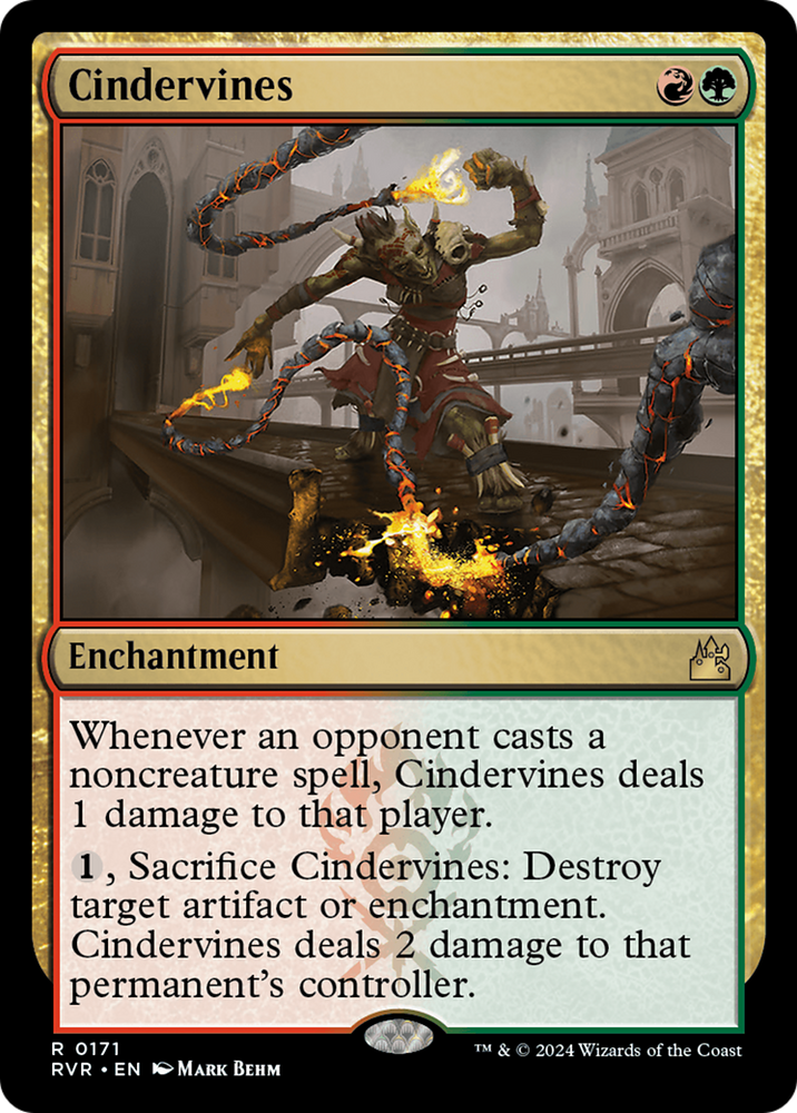 Cindervines [Ravnica Remastered] Magic: The Gathering