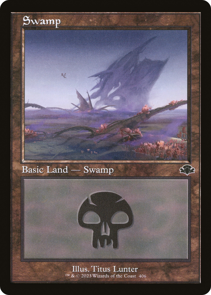Swamp (406) (Retro) [Dominaria Remastered] Magic: The Gathering