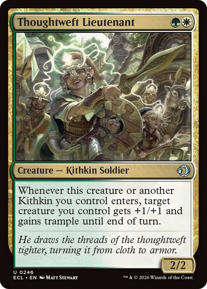 Thoughtweft Lieutenant [Lorwyn Eclipsed] Magic: The Gathering