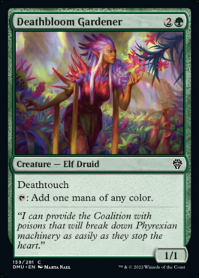 Deathbloom Gardener [Dominaria United] Magic: The Gathering