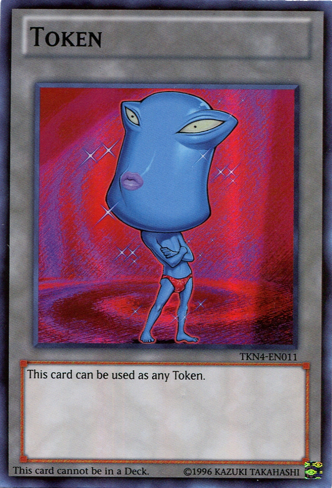 Ojama Token (Blue) [TKN4-EN011] Super Rare Yu-Gi-Oh!
