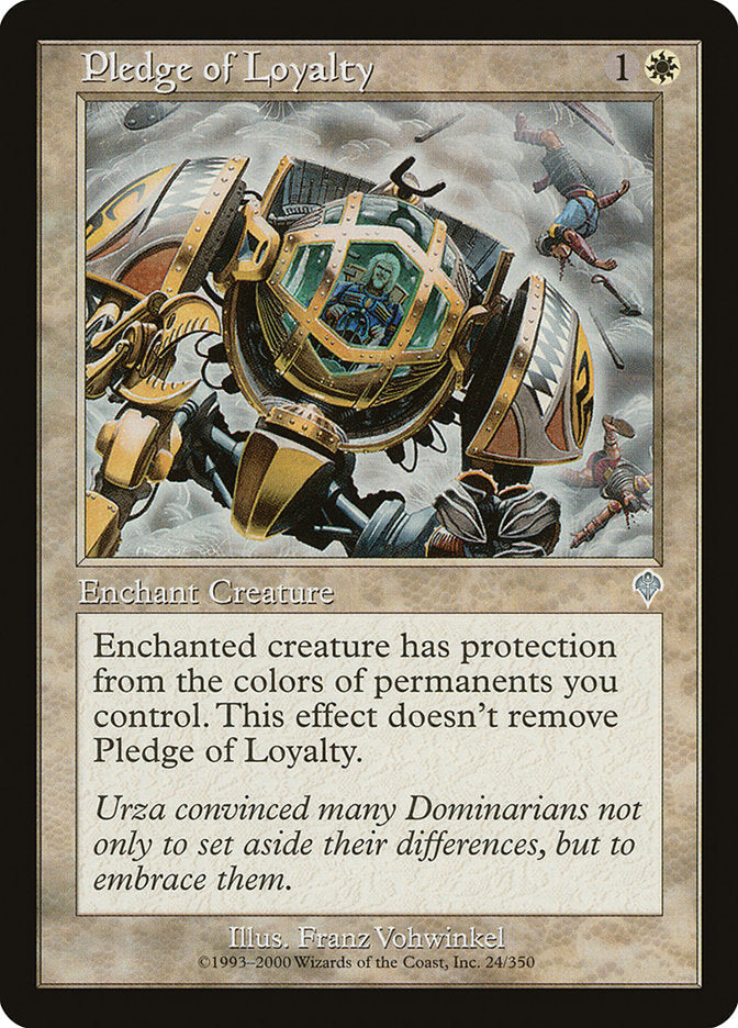 Pledge of Loyalty [Invasion] Magic: The Gathering