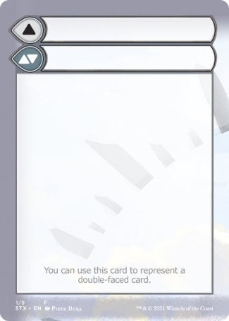Helper Card (1/9) [Strixhaven: School of Mages Tokens] Magic: The Gathering