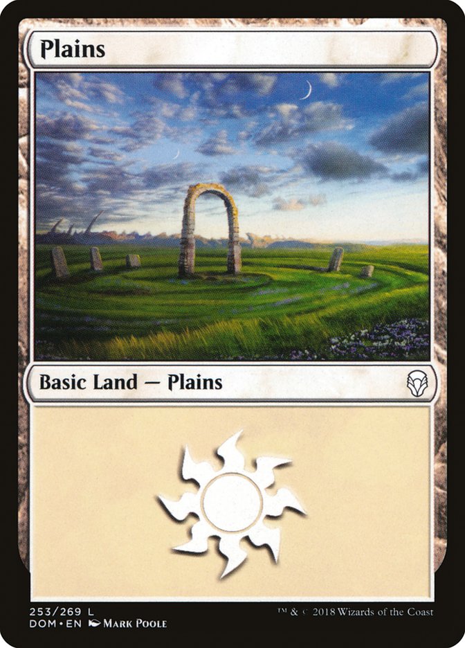 Plains (253) [Dominaria] Magic: The Gathering