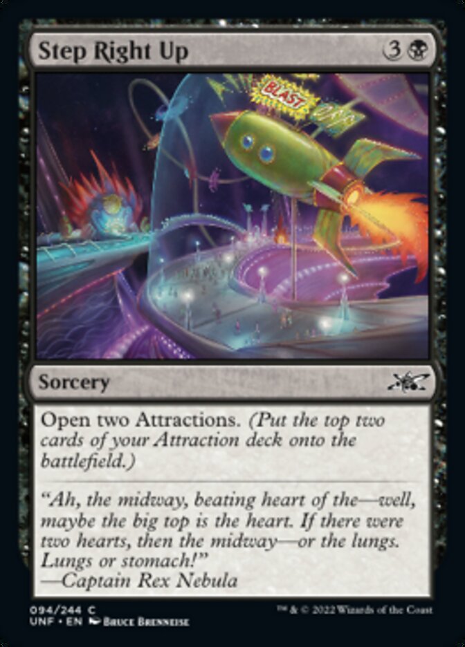 Step Right Up [Unfinity] Magic: The Gathering