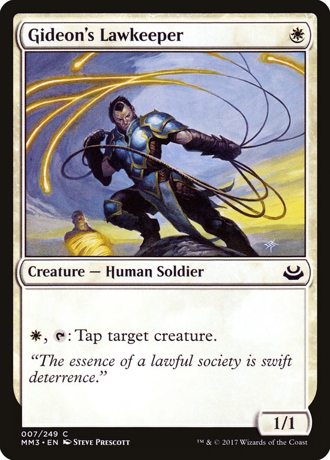 Gideon's Lawkeeper [Modern Masters 2017] Magic: The Gathering
