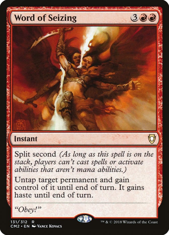 Word of Seizing [Commander Anthology Volume II] Magic: The Gathering